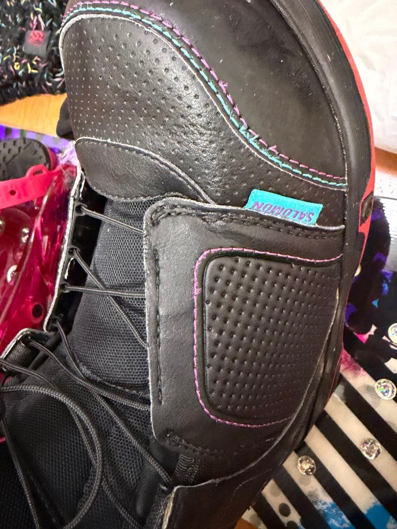 RIDE レディース スノボセットスノーボード ビンディング　ケース付　６点