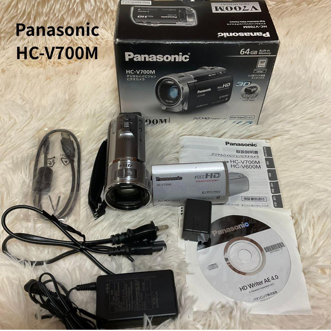 【簡易動作確認済】Panasonic HC-V700M フルHD ビデオカメラ