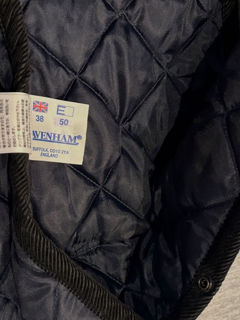 ⚫︎お値下げ美品⭐︎ラベンハム38キルティングベストリバーシブルネイビーチェック