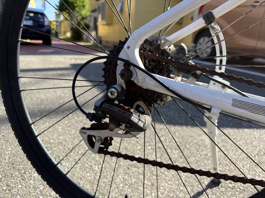 ハ*ツ様 福岡直接取引Bianchi C変速3✖︎8段Size47 発送しません