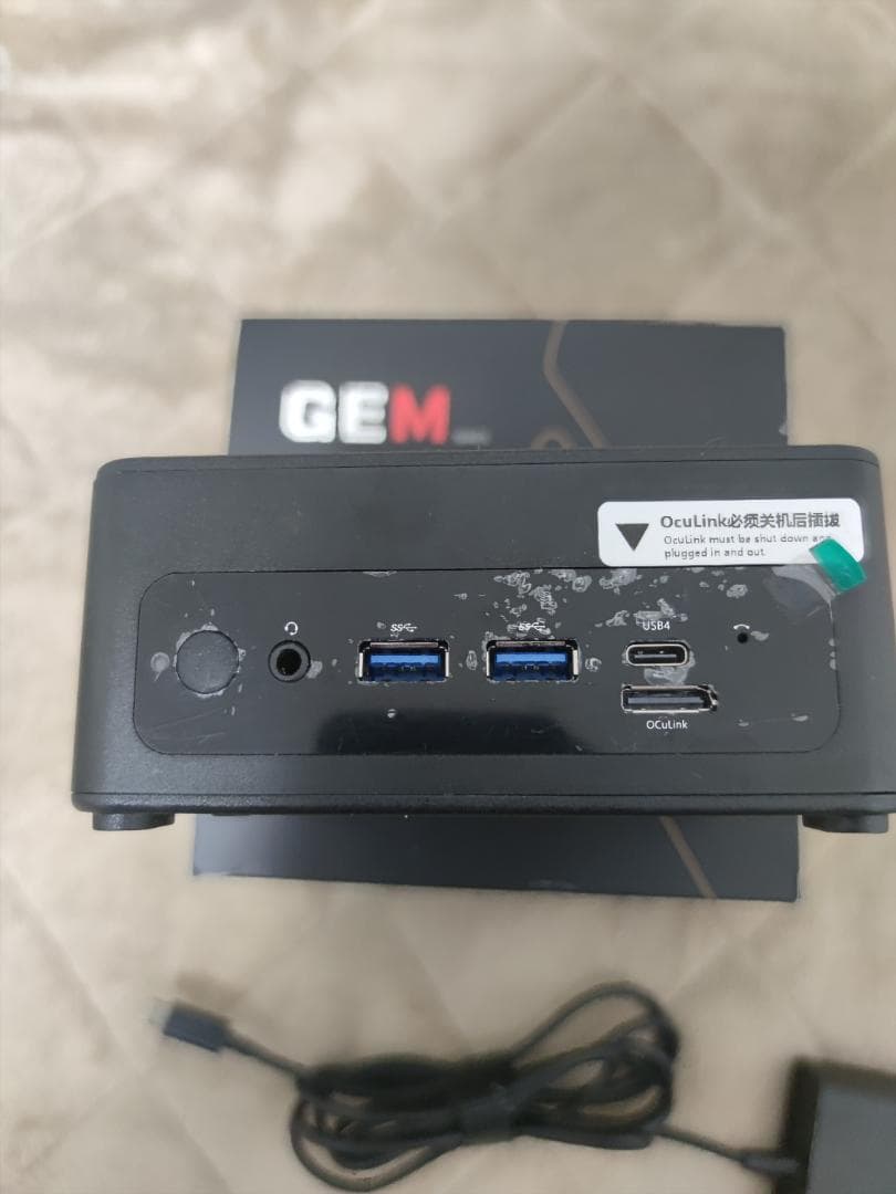 Mini PC Aostar GEM12 Ryzen 9 32GB メモリ