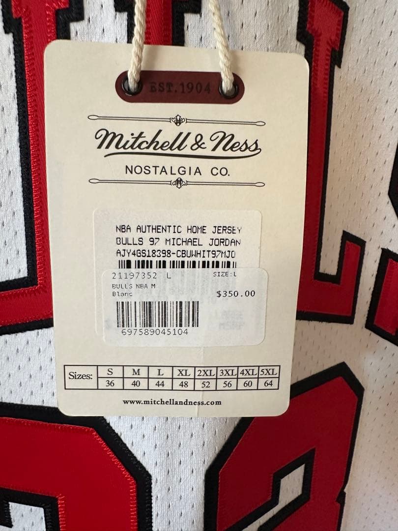 ミッチェル & ネス 1997-98 マイケル・ジョーダン オーセンティック