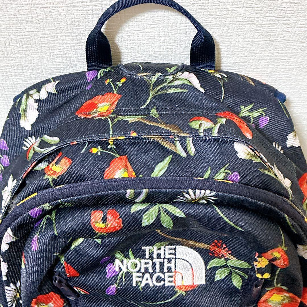 極美品 希少 ノースフェイス シングルショット 花柄 ボタニカル バッグパック