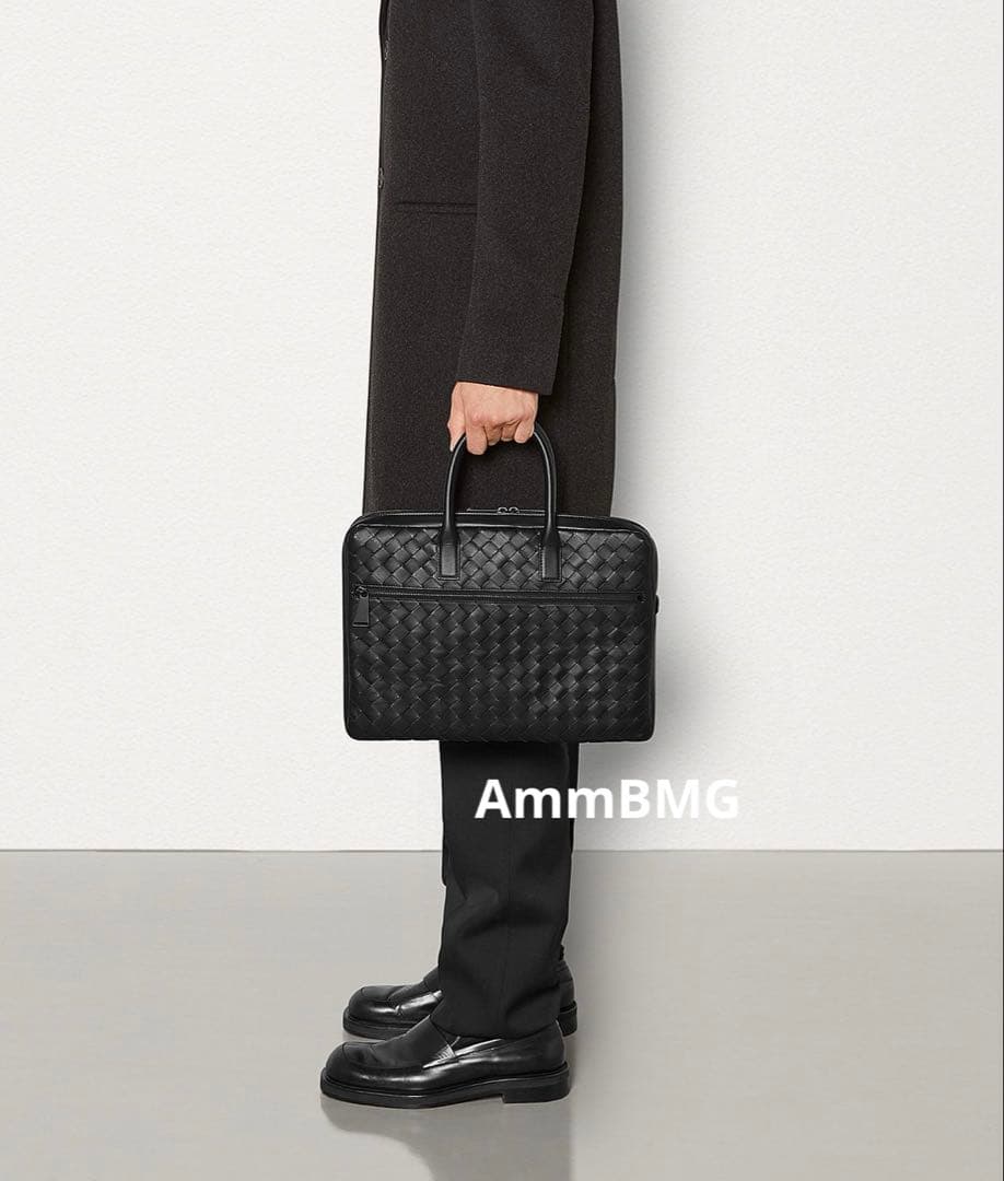新品50万　ボッテガヴェネタ　イントレチャート ブリーフケース ビジネスバッグ