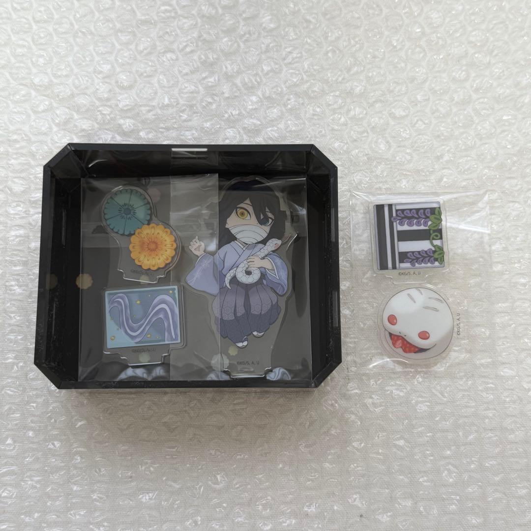 鬼滅の刃 伊黒小芭内 ufotable バースデーアクリルスタンド 和菓子