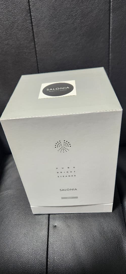 SALONIA ビュアブライト スチーマー グレー