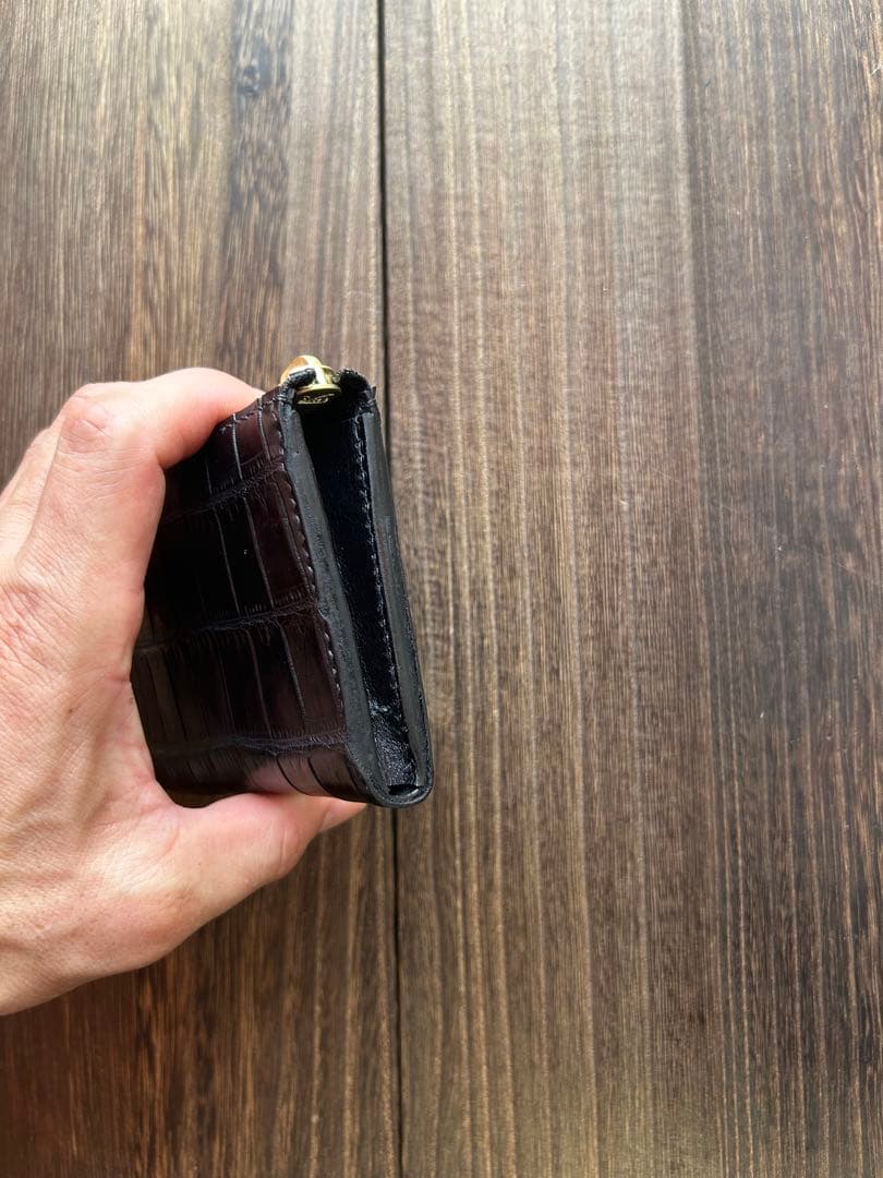 コレクション整理中‼︎ページ　クロコダイル　コンパクトウォレット