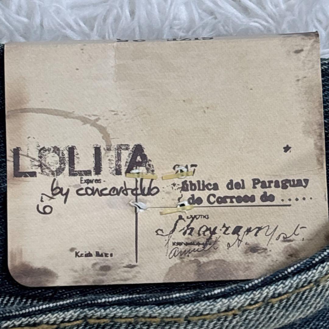 未使用タグ付　archive Lolita jeans flare denim