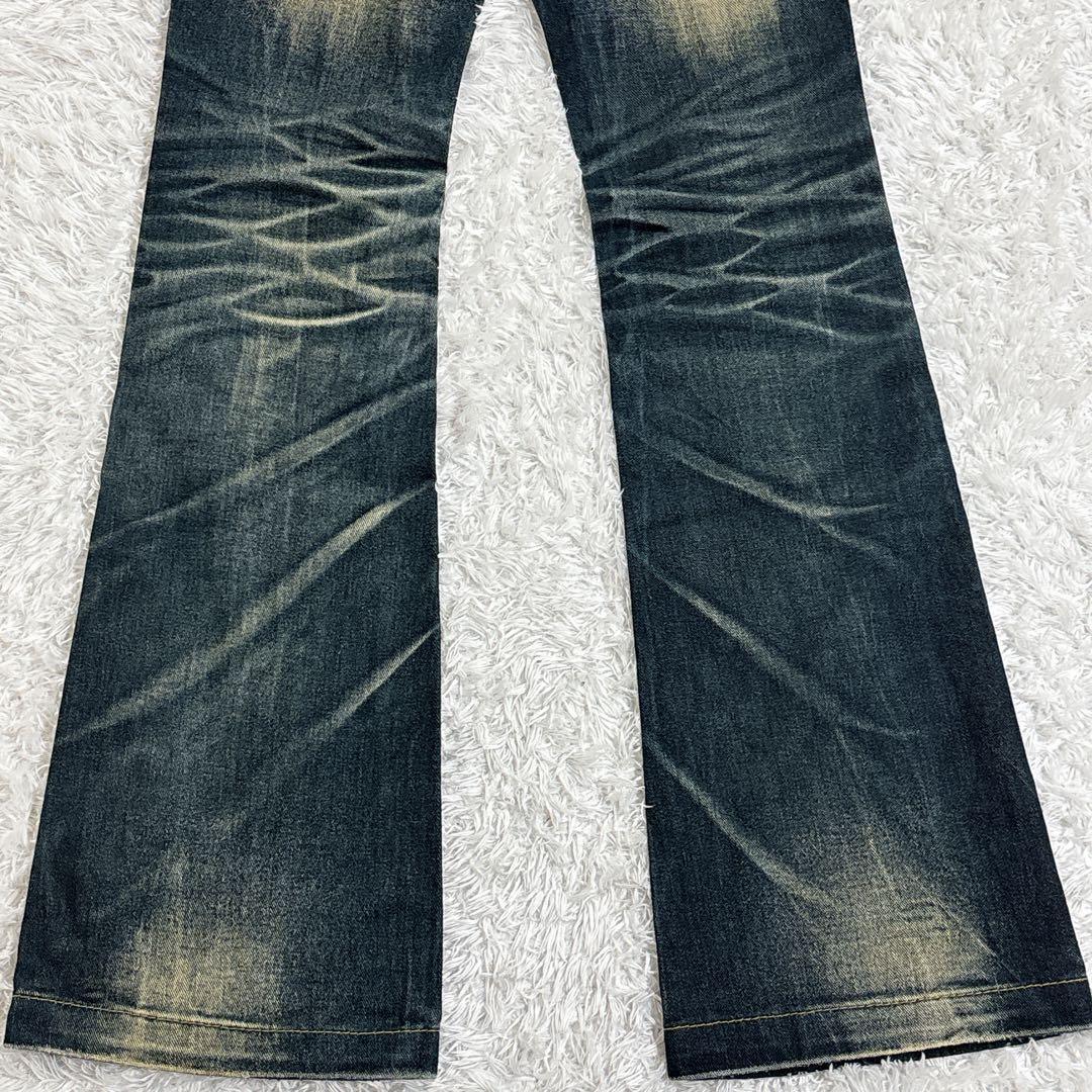 未使用タグ付　archive Lolita jeans flare denim