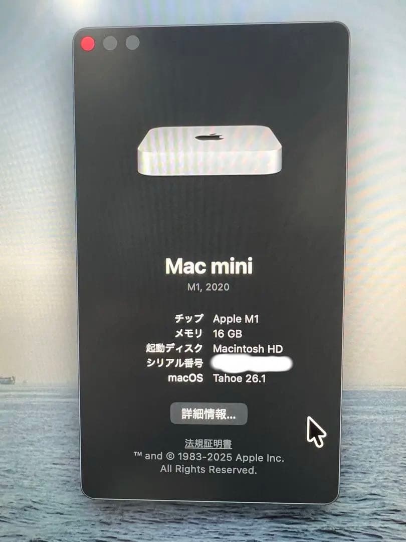 Macデスクトップ Apple M1 Mac mini 16GB 512GB