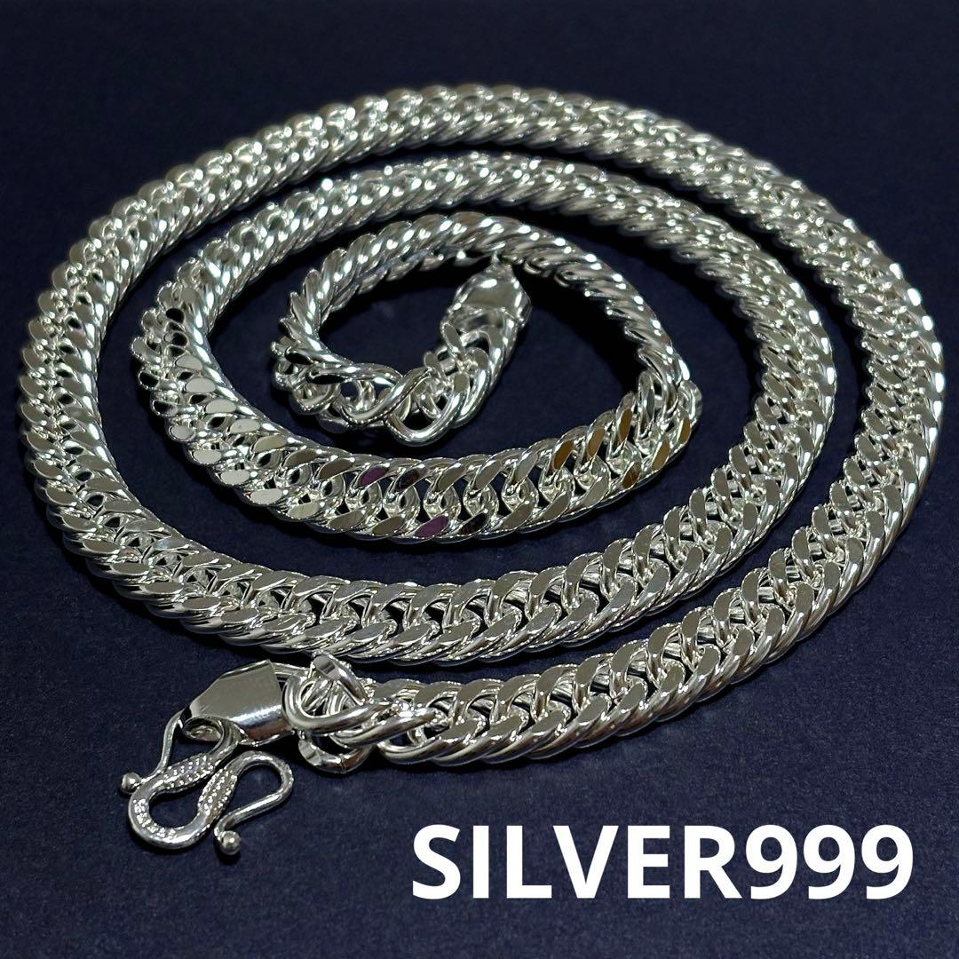 専用　US輸入　チベットシルバー999 喜平ネックレス　ヴィンテージ