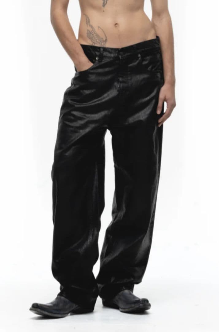 NO/FAITH STUDIOS レザーコーティングデニム