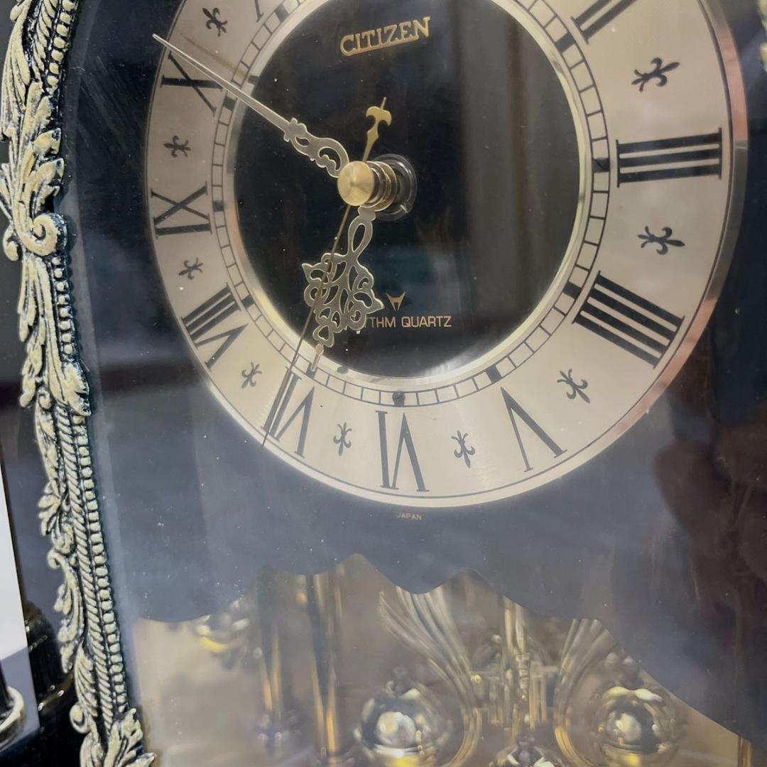 動作品 CITIZEN シチズン 8RG043 置き時計 昭和 レトロ