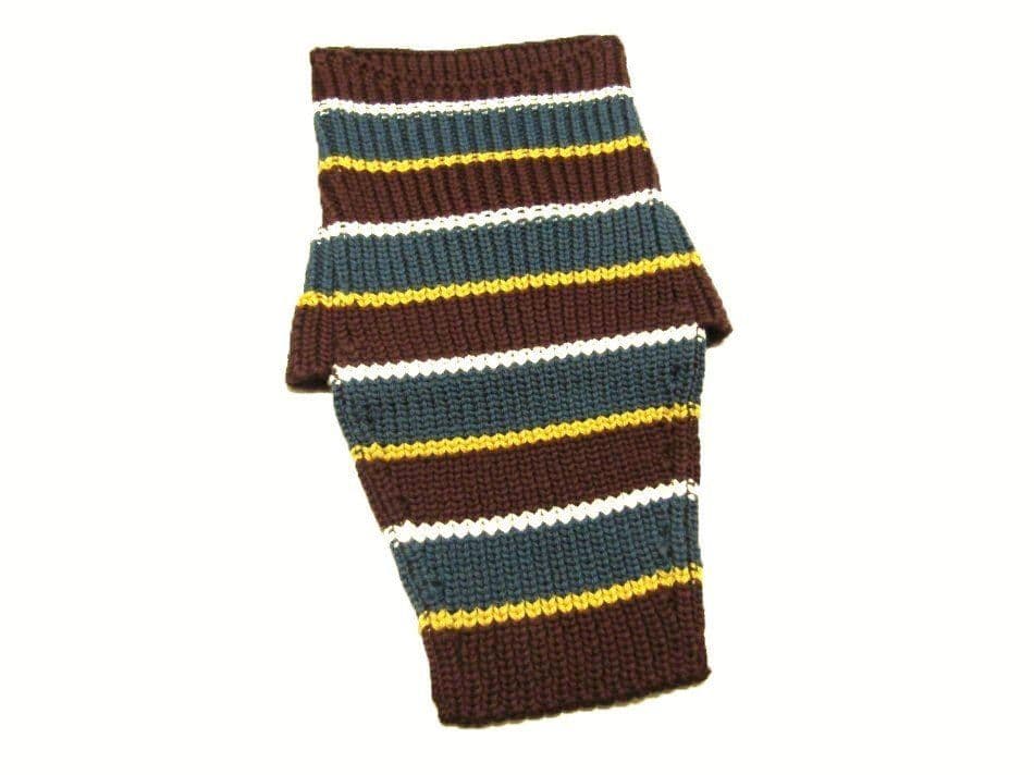 ■新品9万!PRADAプラダ／厚手ケーブルリブニットデザインネックウォーマー