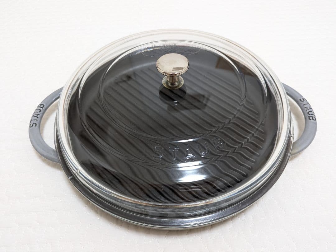 STAUBストウブピュアグリルパンスチームグリル30cmグレー