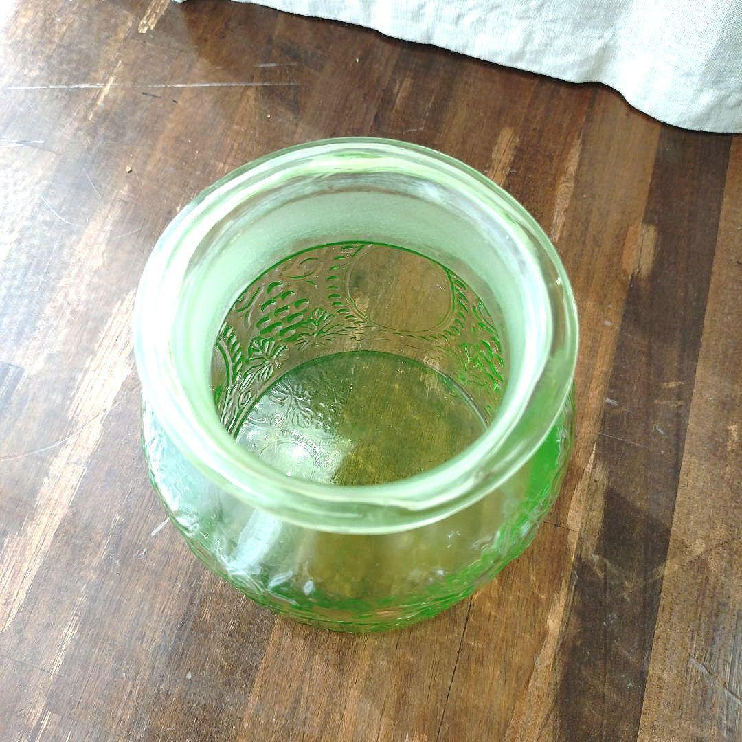 アンティーク 飴屋瓶 あめや瓶 ウランガラス和ガラス 菓子瓶 古道具 レトロ