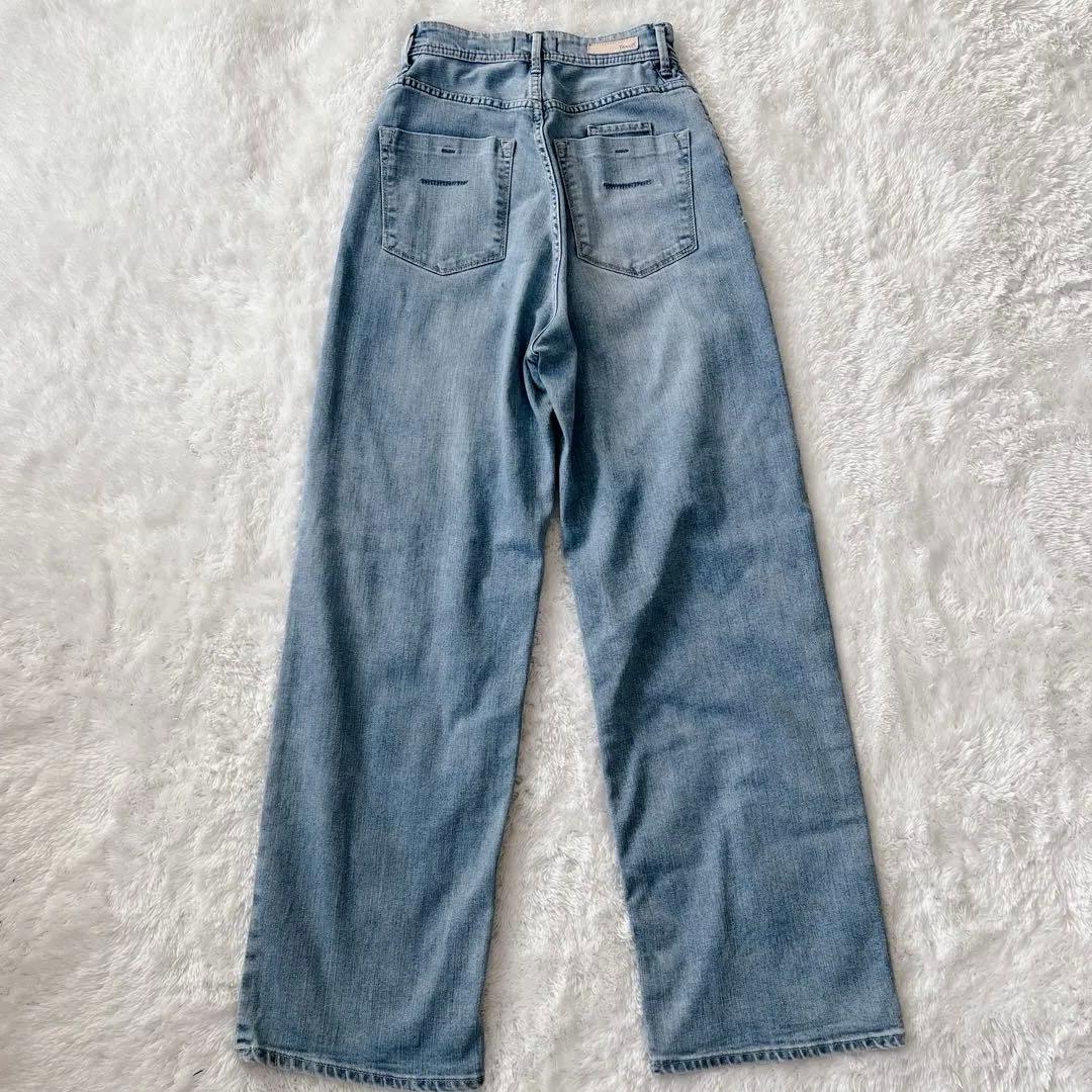 YANUK joanライトブルー　ストレートデニム 23