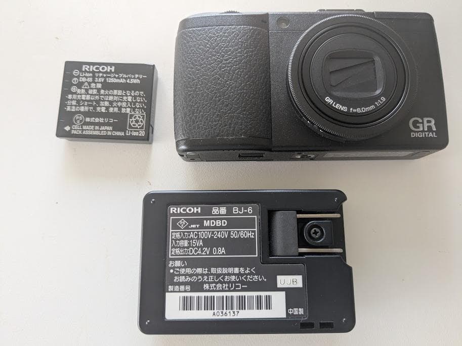 動確済 Ricoh GR Digital Ⅲ GR Digital 3 リコー