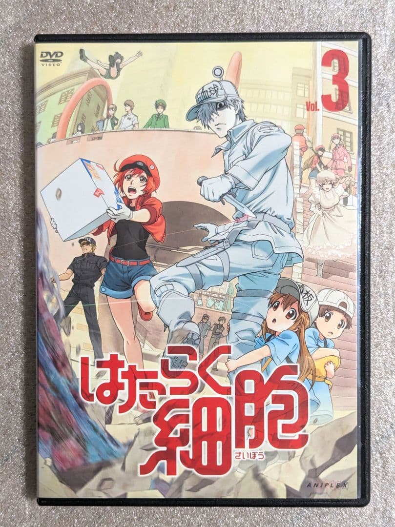 はたらく細胞　DVD　レンタル　アニメ　8本セット