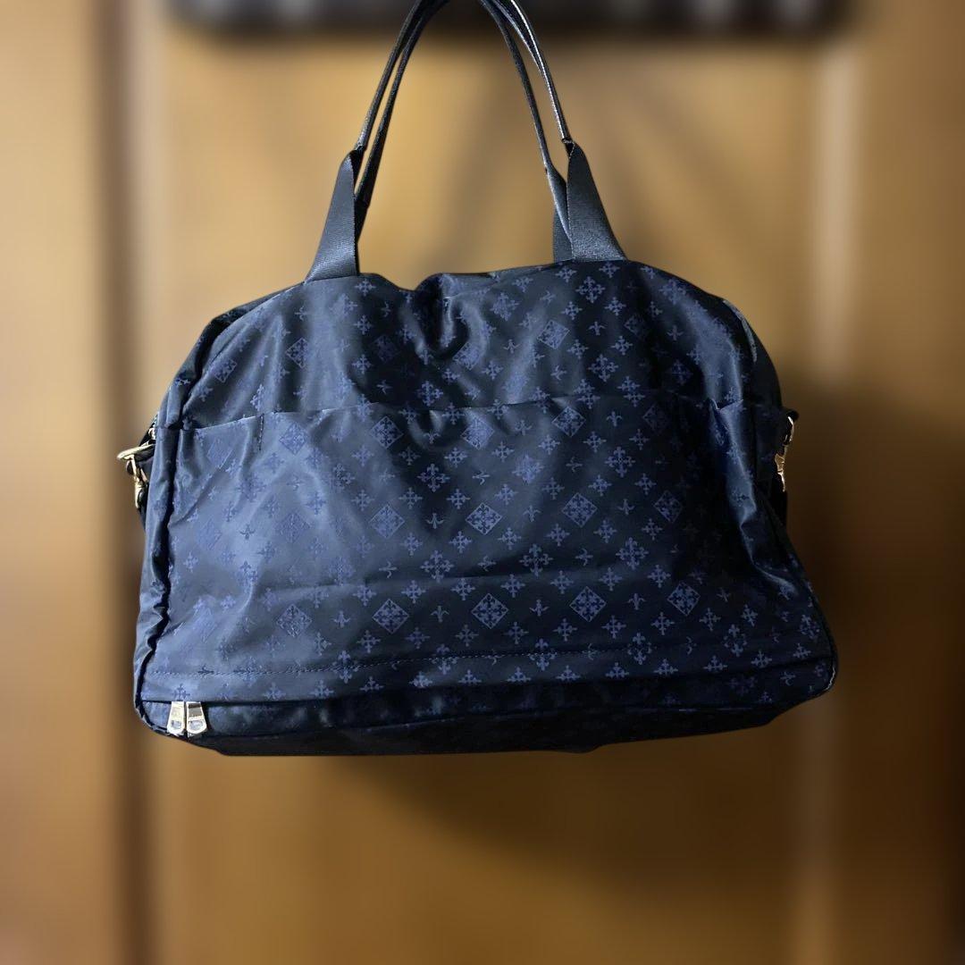 russet キャリーバッグに乗せられるトラベルボストン　ネイビー