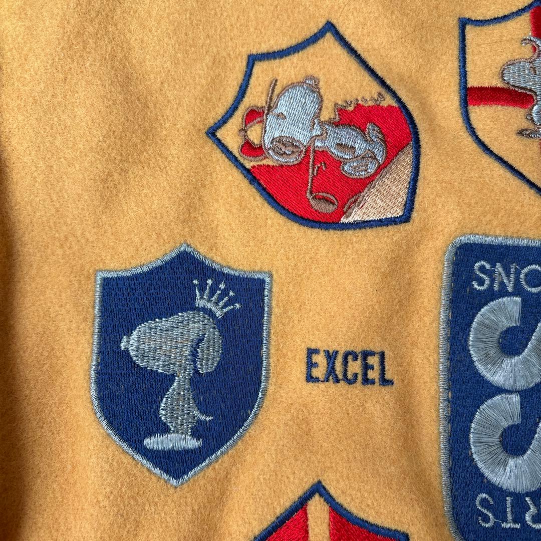 スヌーピー刺繍スタジャン