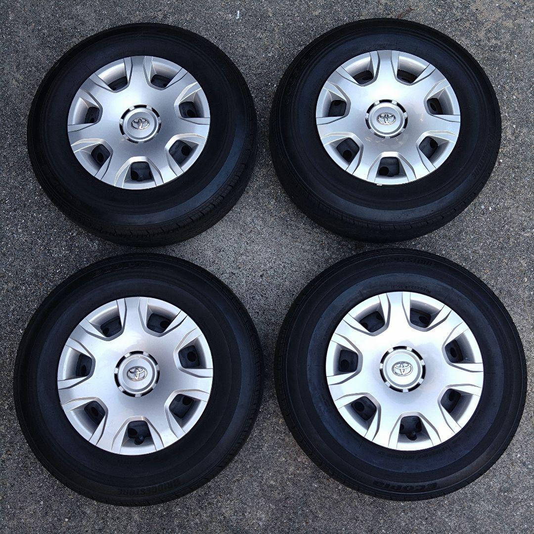 【送料込み】ハイエース 純正ホイール＋ブリヂストン エコピア ４本