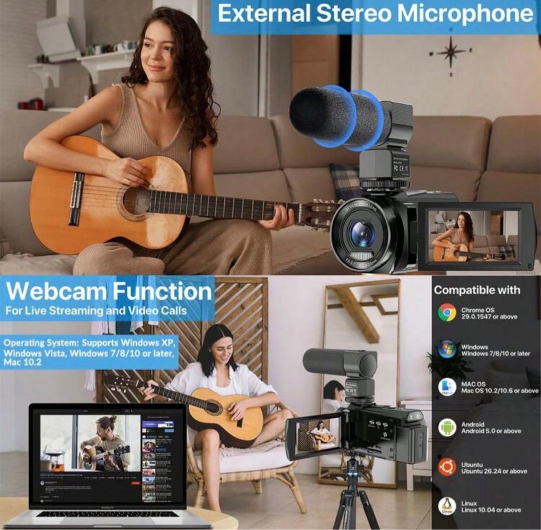 5K業務用ビデオカメラ 本体 10倍光学ズーム