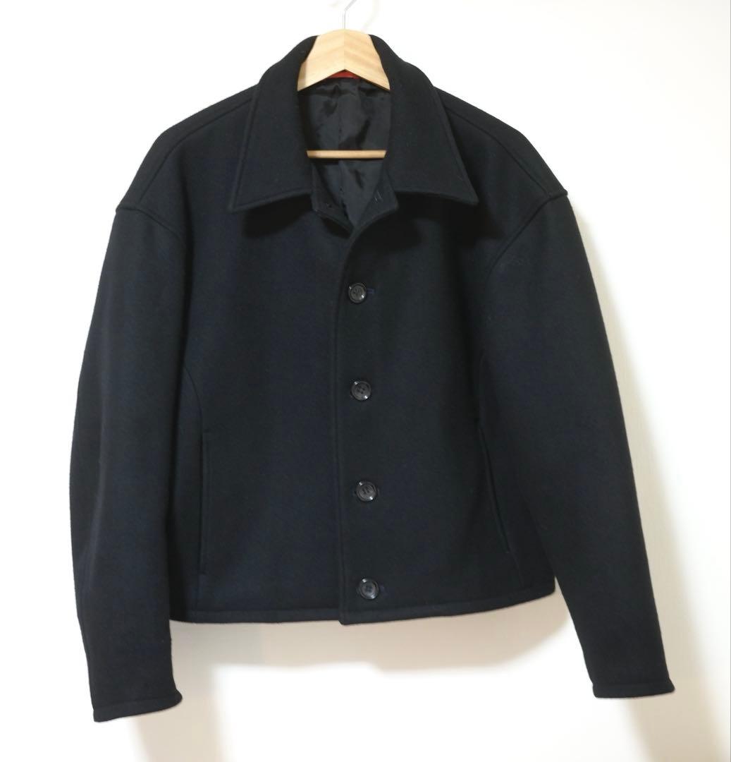 ジャケット・アウター NTRUL CLASSIC MELTON JACKET BLACK