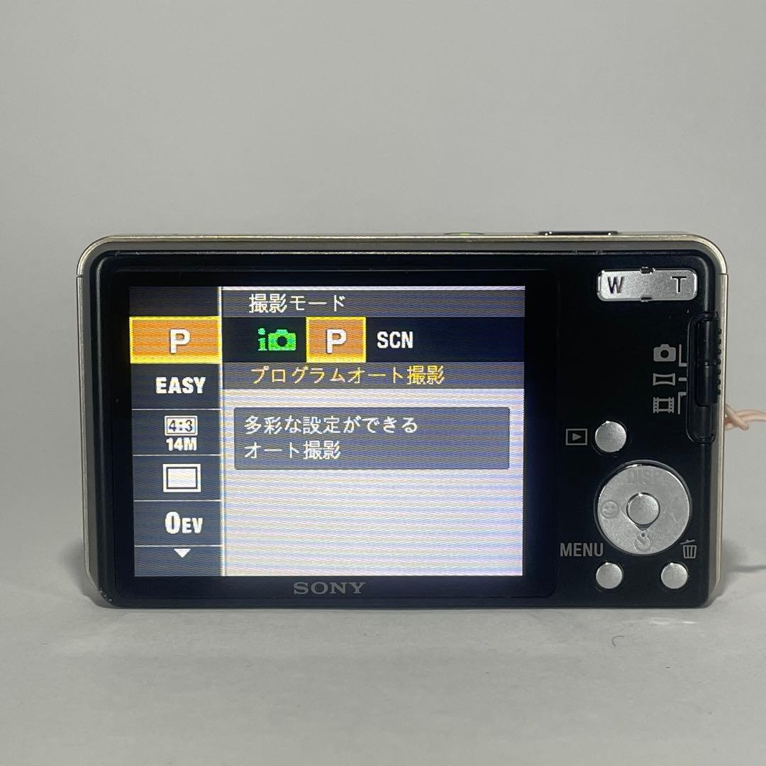 【美品】SONY Cyber-shot DSC-W350 ゴールド