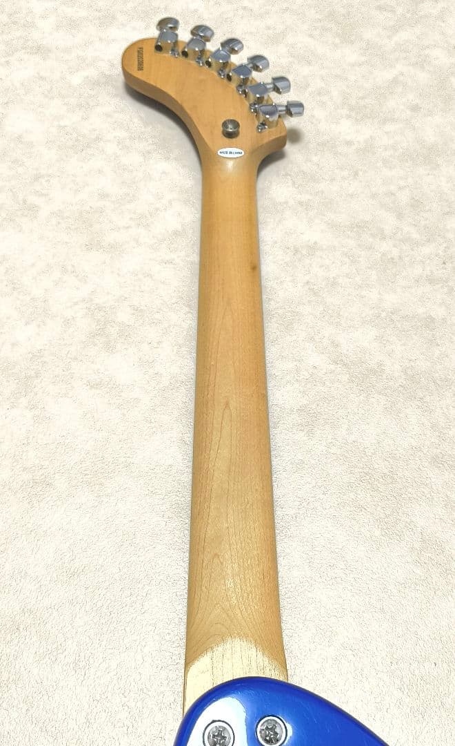 最終値下!【美品！】ZO-3 ブルー アンプ内蔵ミニギター ケース付 青色LED