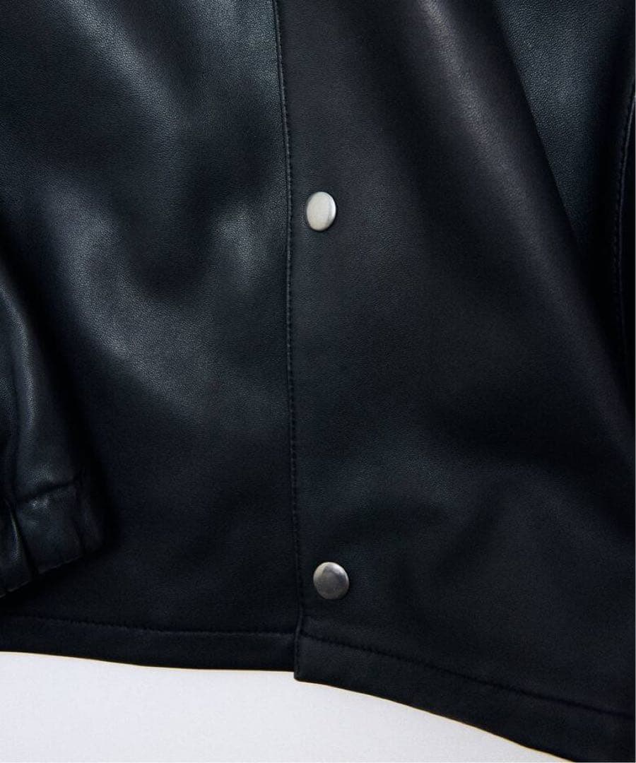 ジャーナルスタンダード／ラムレザーコーチジャケット／ブラック／L