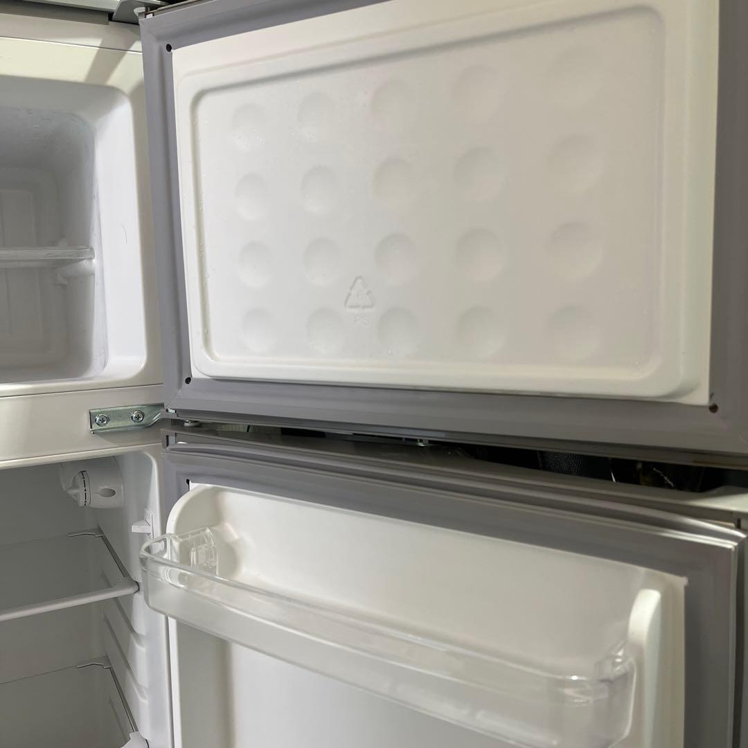 シルバー冷蔵庫 118L