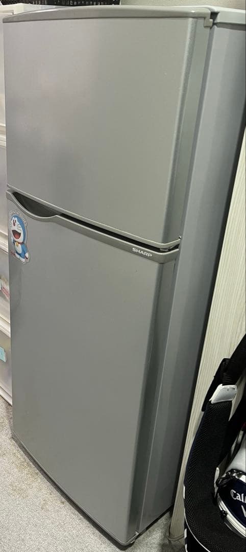 シルバー冷蔵庫 118L