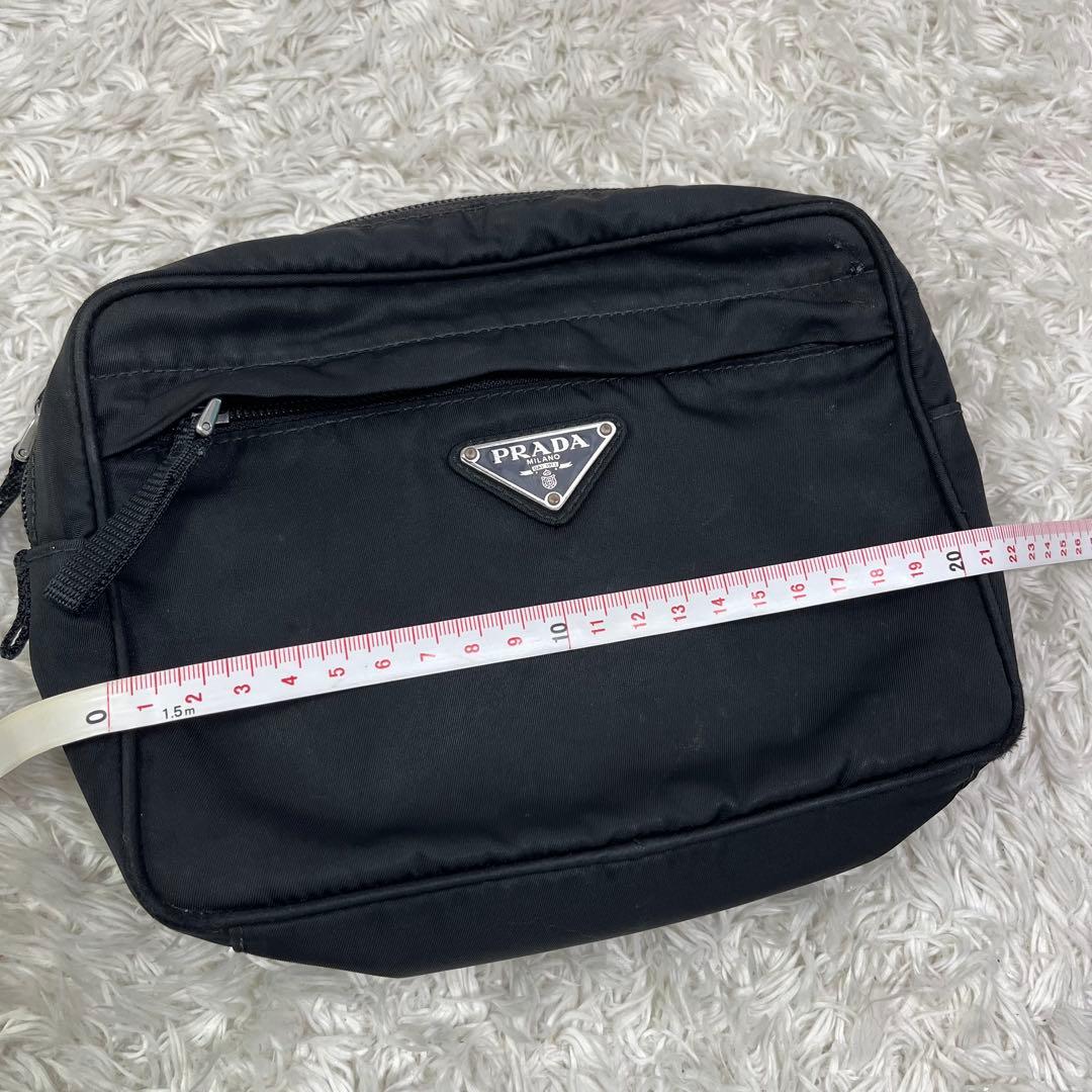 PRADA ブラック ボディバッグ ウエストポーチ