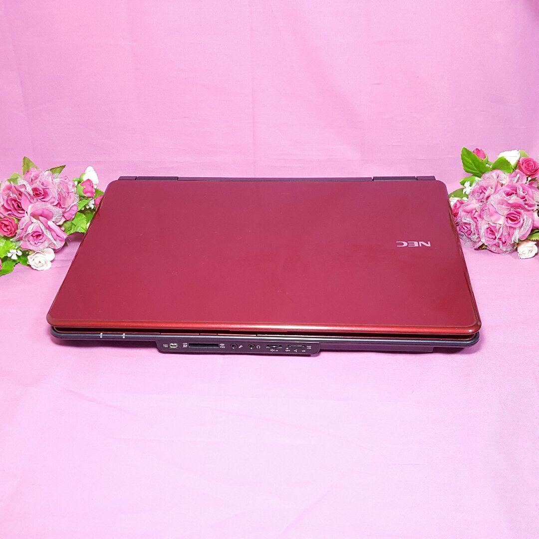 赤色✨大人気✨NEC❥最新WIN10❥CORE-I5❥大容量500G❥オフィス❥