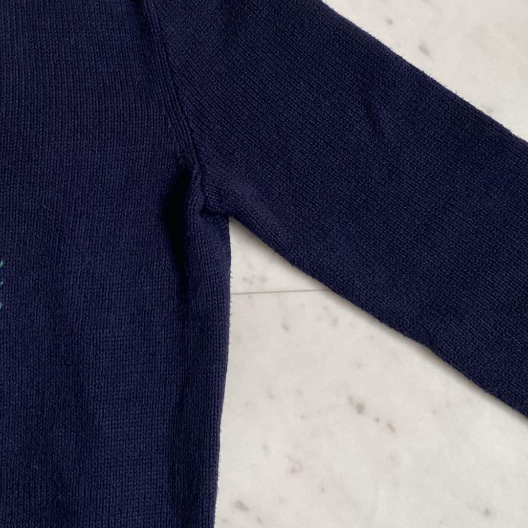 現行タグ✨ポロラルフローレン　ポロベアニット　ボーイズL レディースM相当