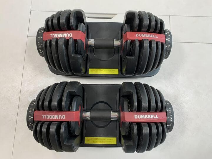 DUMBBELL 可変式ダンベル 2.5kg から24kg 2個セット