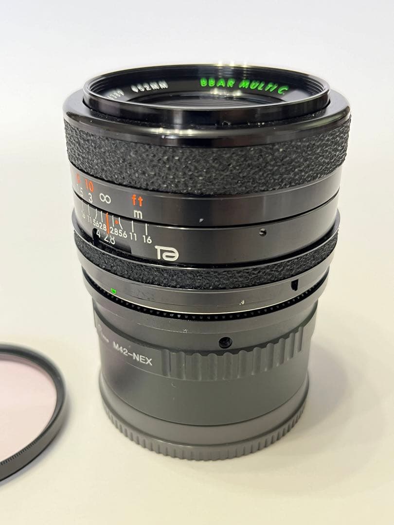 sonyEレンズ　銘品TAMRON28mm F2.8 BBARNikonフード付