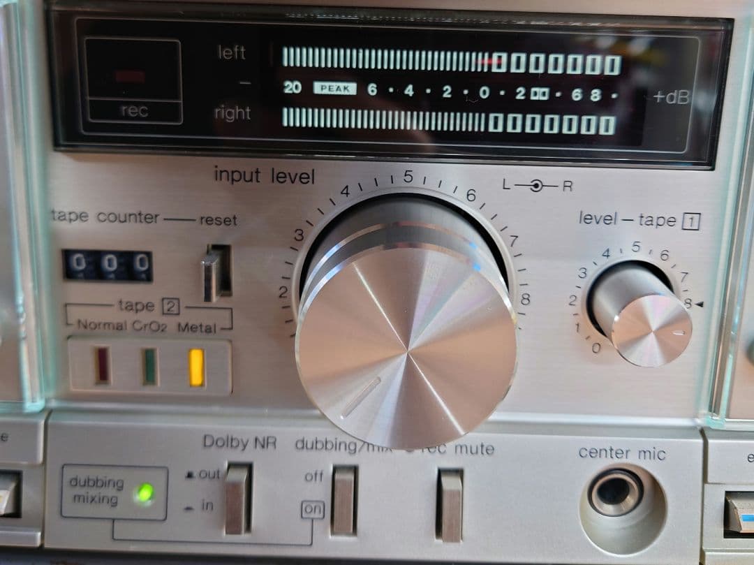 ★☆Technics RS-M202 ダブルカセットデッキ