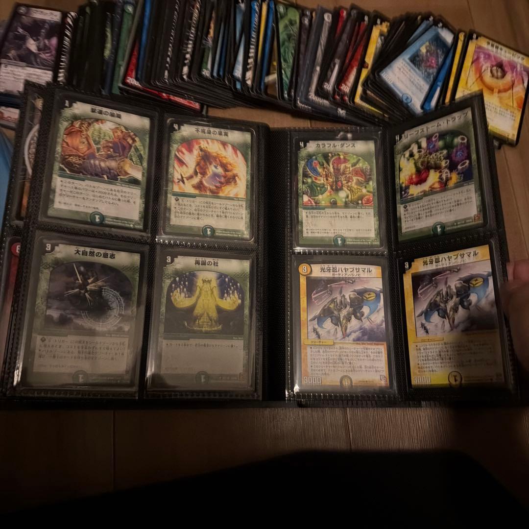 デュエルマスターズ 引退品　デッキ　スリーブ　バインダー付き