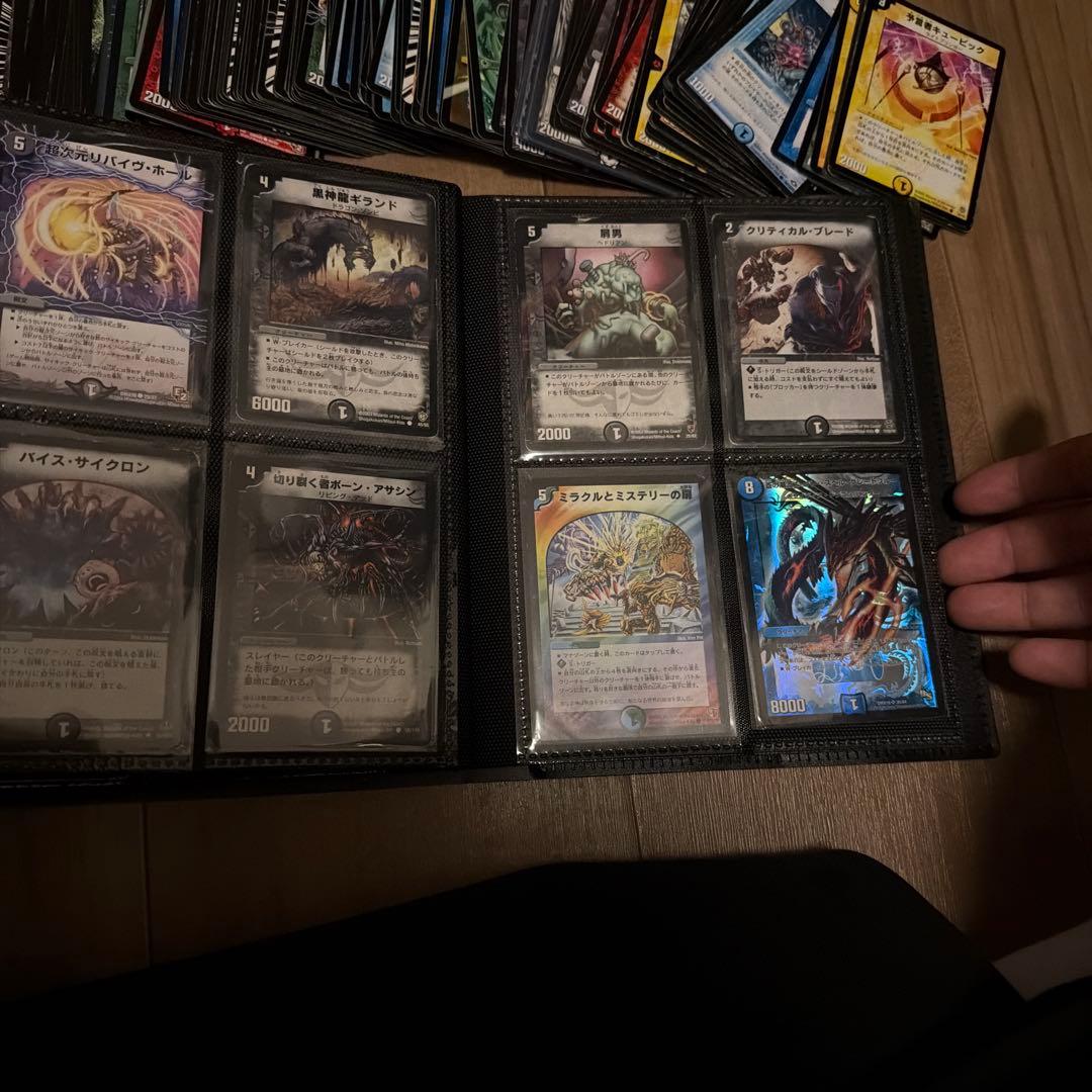 デュエルマスターズ 引退品　デッキ　スリーブ　バインダー付き