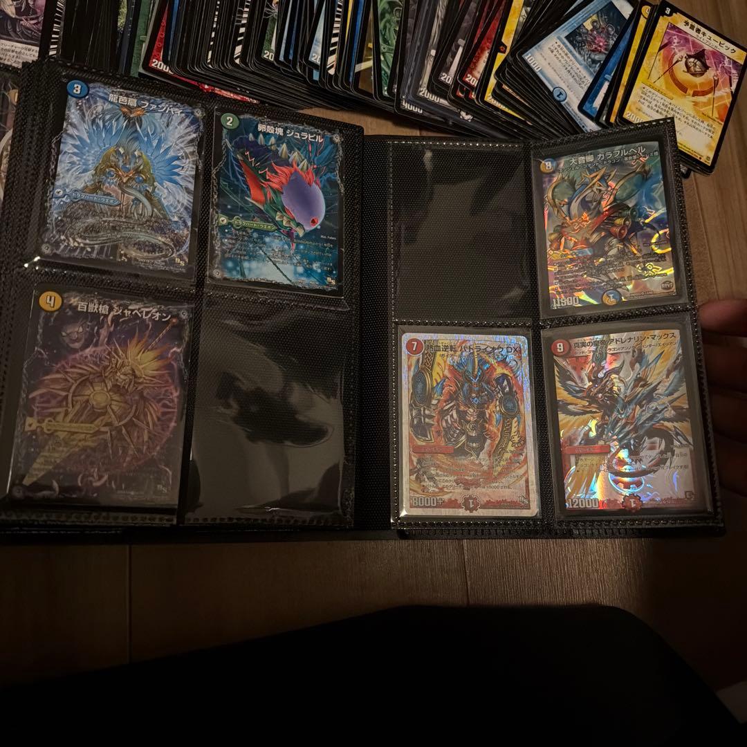 デュエルマスターズ 引退品　デッキ　スリーブ　バインダー付き
