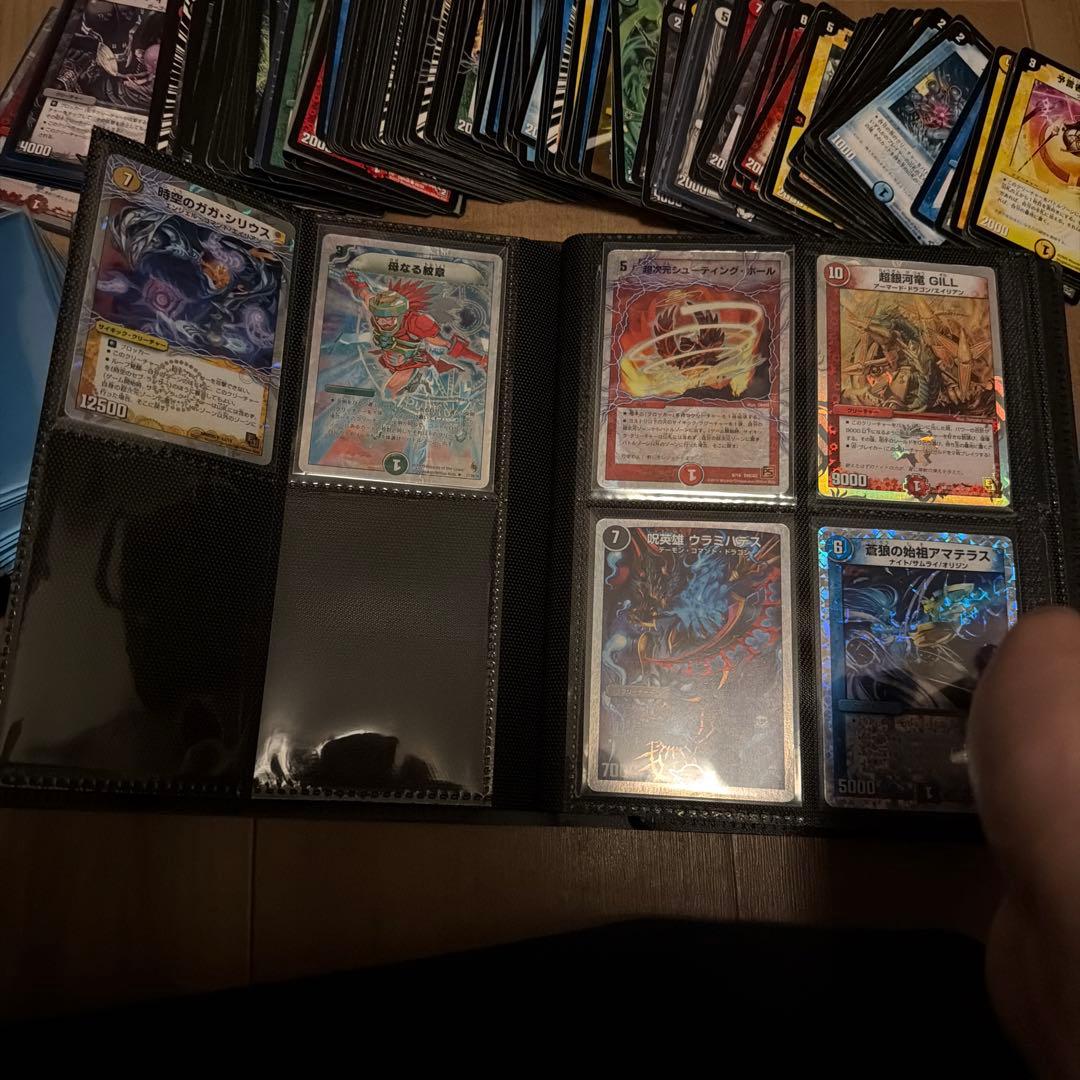 デュエルマスターズ 引退品　デッキ　スリーブ　バインダー付き