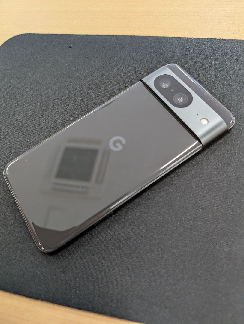 未使用近いGoogle Pixel 8 128GB Obsidianサイクル6回