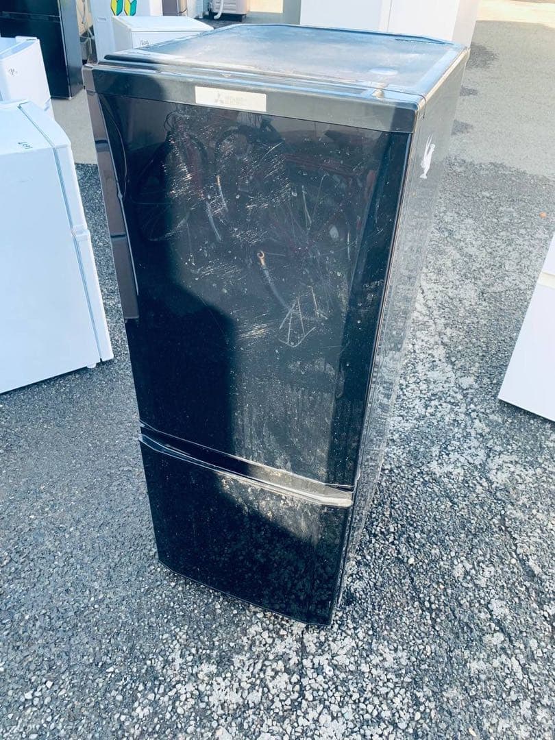 ♦MITSUBISHI ノンフロン冷凍冷蔵庫【2018年製】MR-P15C-B