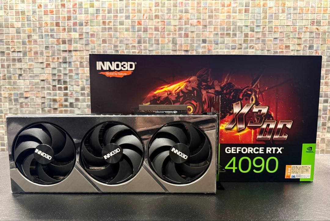 美品 コイル鳴き◎ INNO3D GeForce RTX 4090 X3 OC
