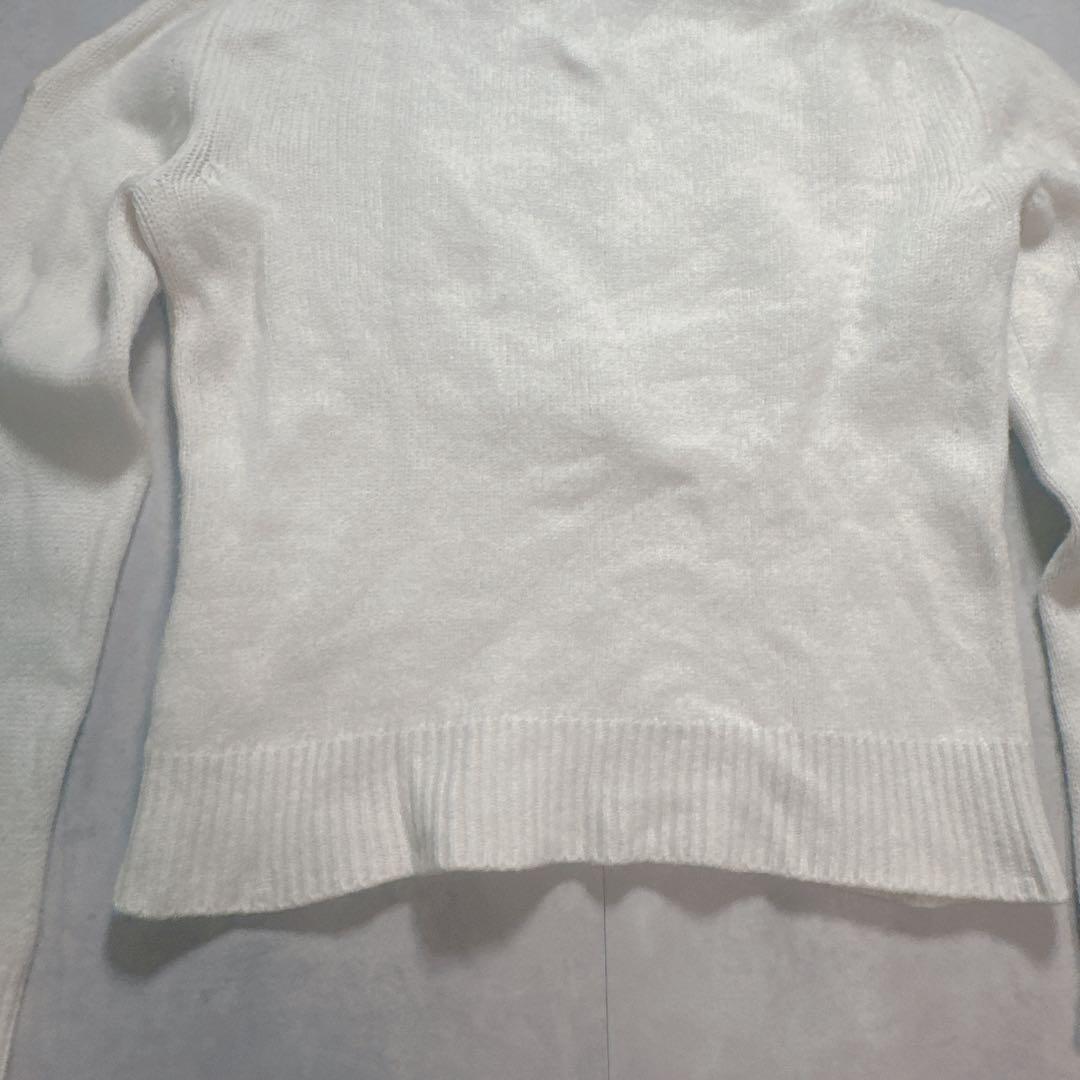 MONCLER モンクレール ニット ショート丈 カシミヤ ワッペン S