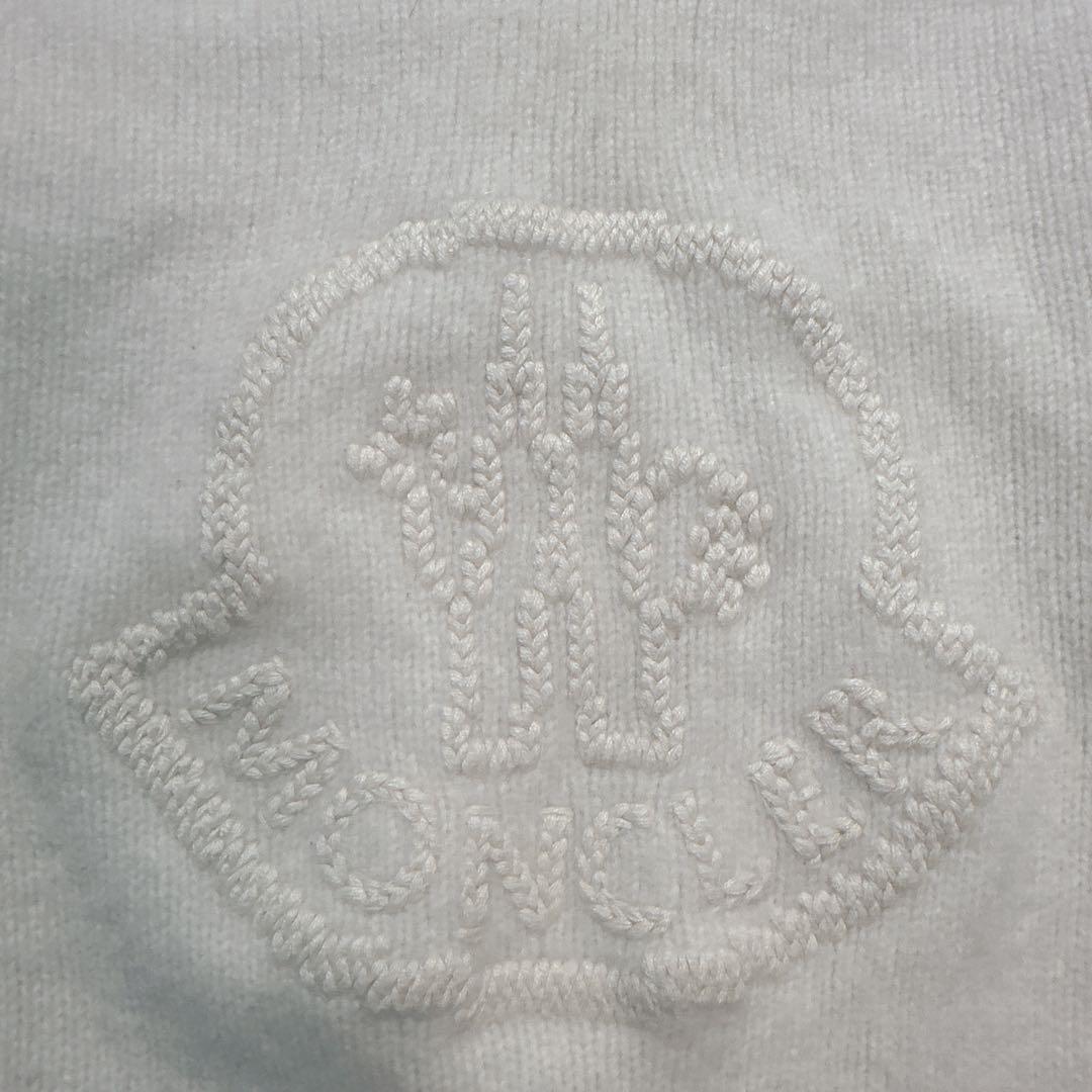 MONCLER モンクレール ニット ショート丈 カシミヤ ワッペン S