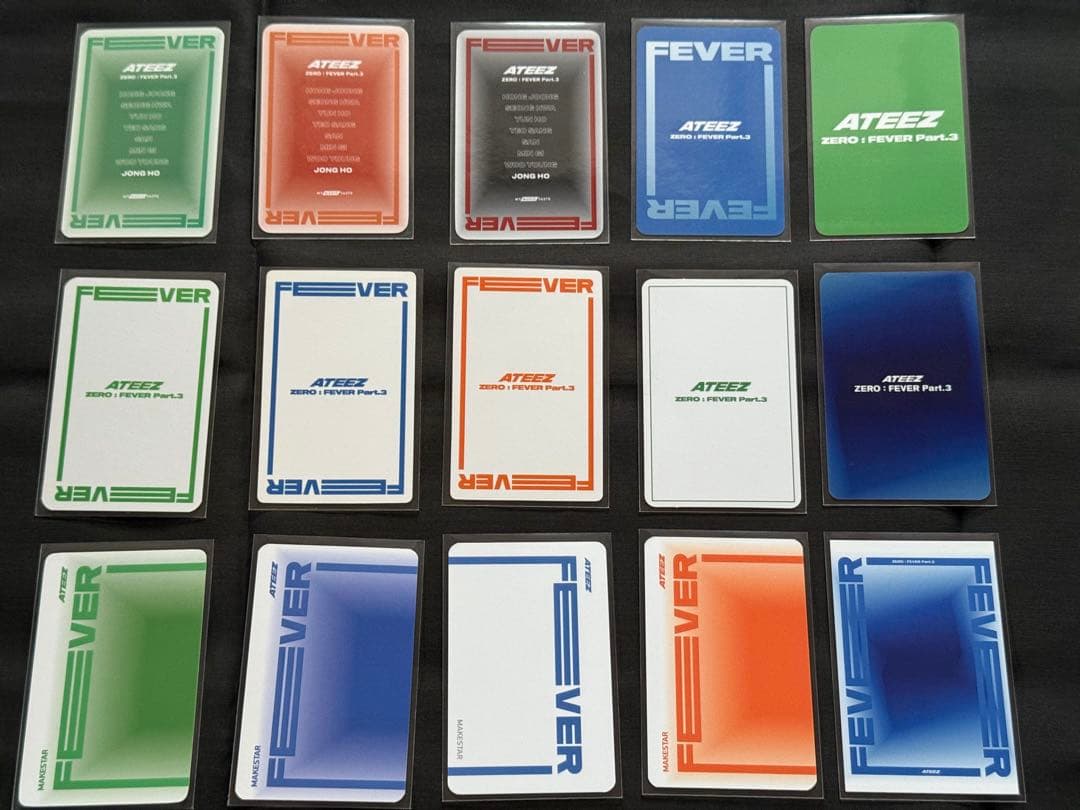 ATEEZ ジョンホ ZERO FEVER Part.3 特典 トレカ ①