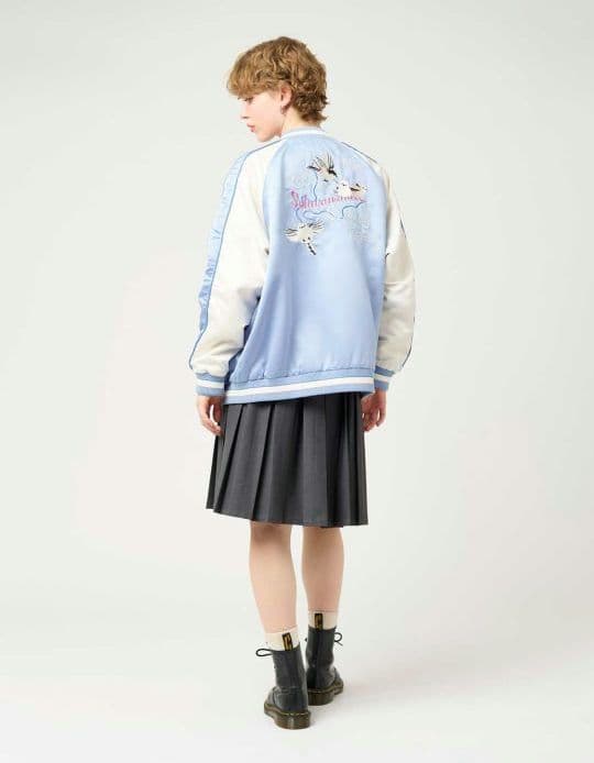 シマエナガ｜スカジャン 男女兼用 Sサイズ